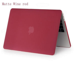 New Crystal\Matte Case For APPle MacBook Air Pro Retina 11 12 13 15 mac Book 15.4 13.3 inch with Touch Bar A1932  A1466